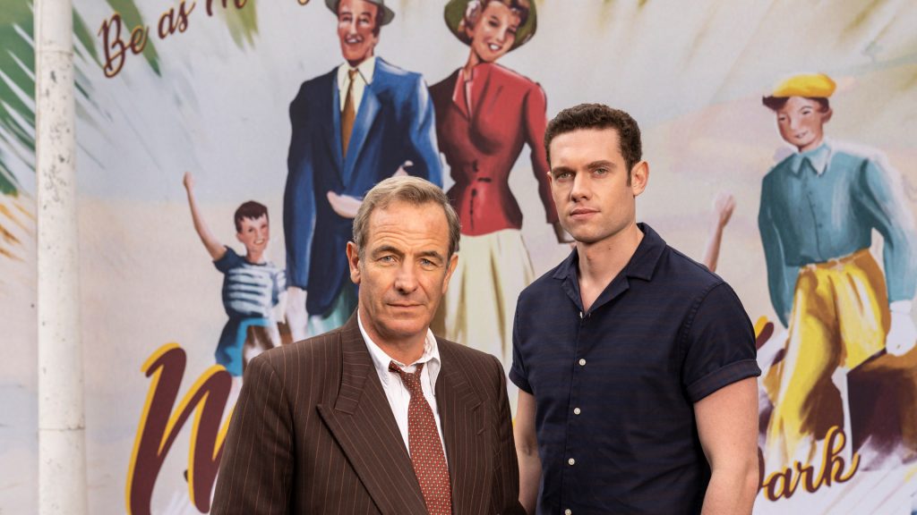 Robson Green and Tom Brittney in Grantchester Season 6