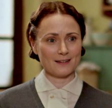 Actress Anna Madeley as Mrs. Hall in All Creatures Great and Small on PBS MASTERPIECE